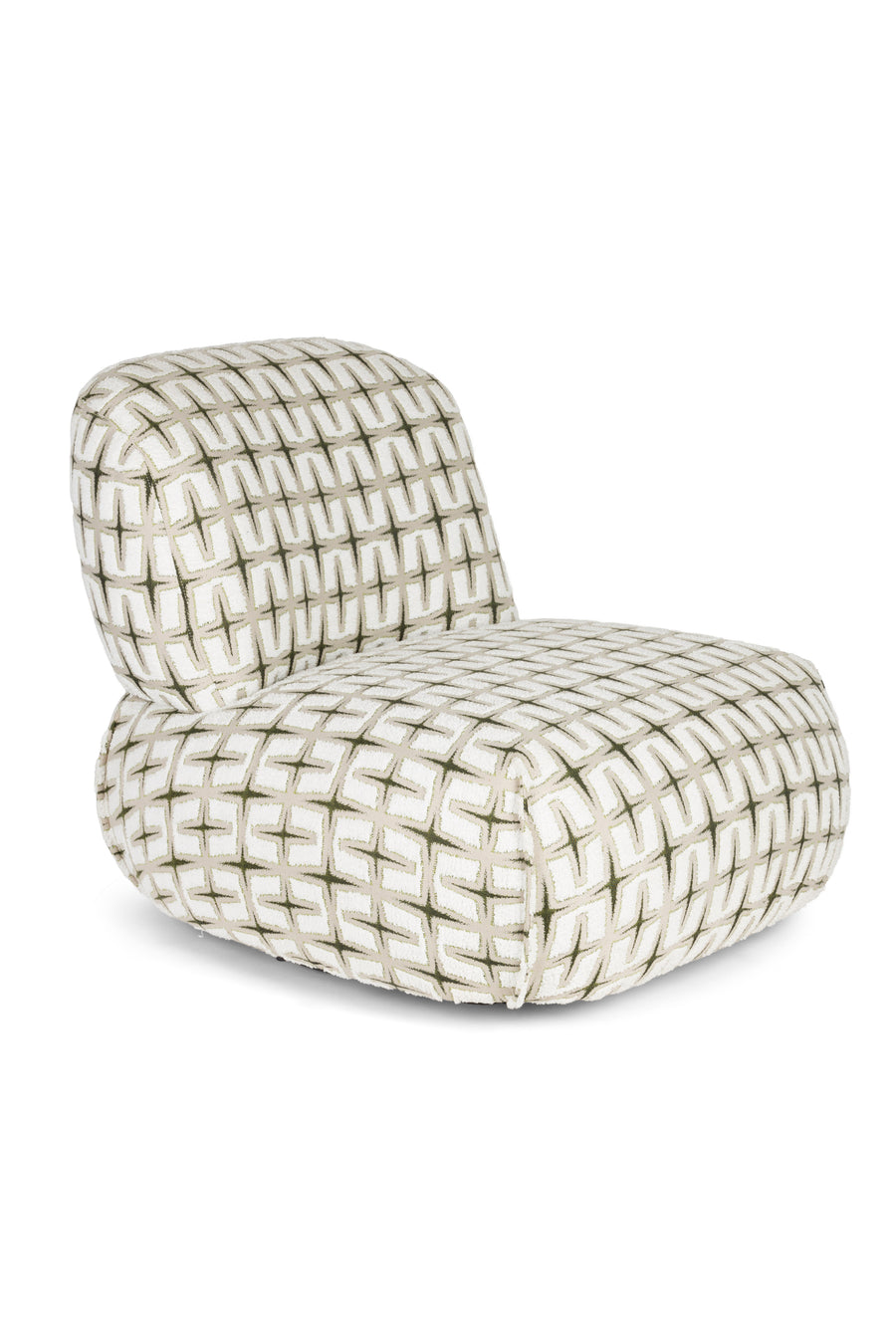Loungestoel ritz beige groen