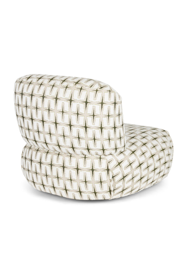 Loungestoel ritz beige groen