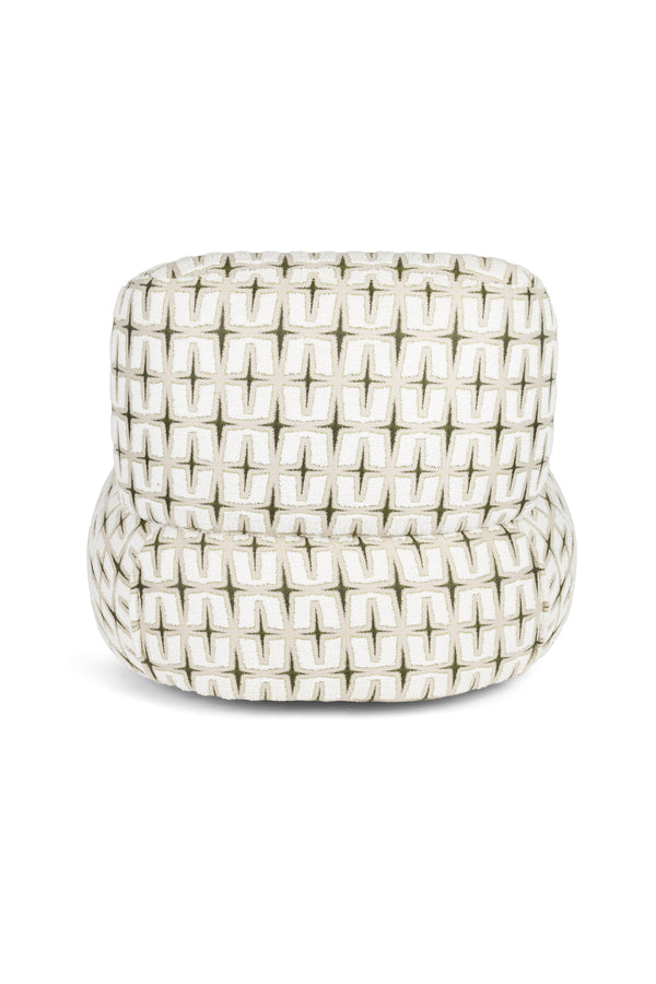 Loungestoel ritz beige groen
