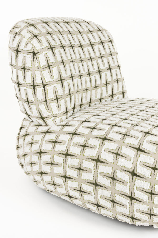 Loungestoel ritz beige groen