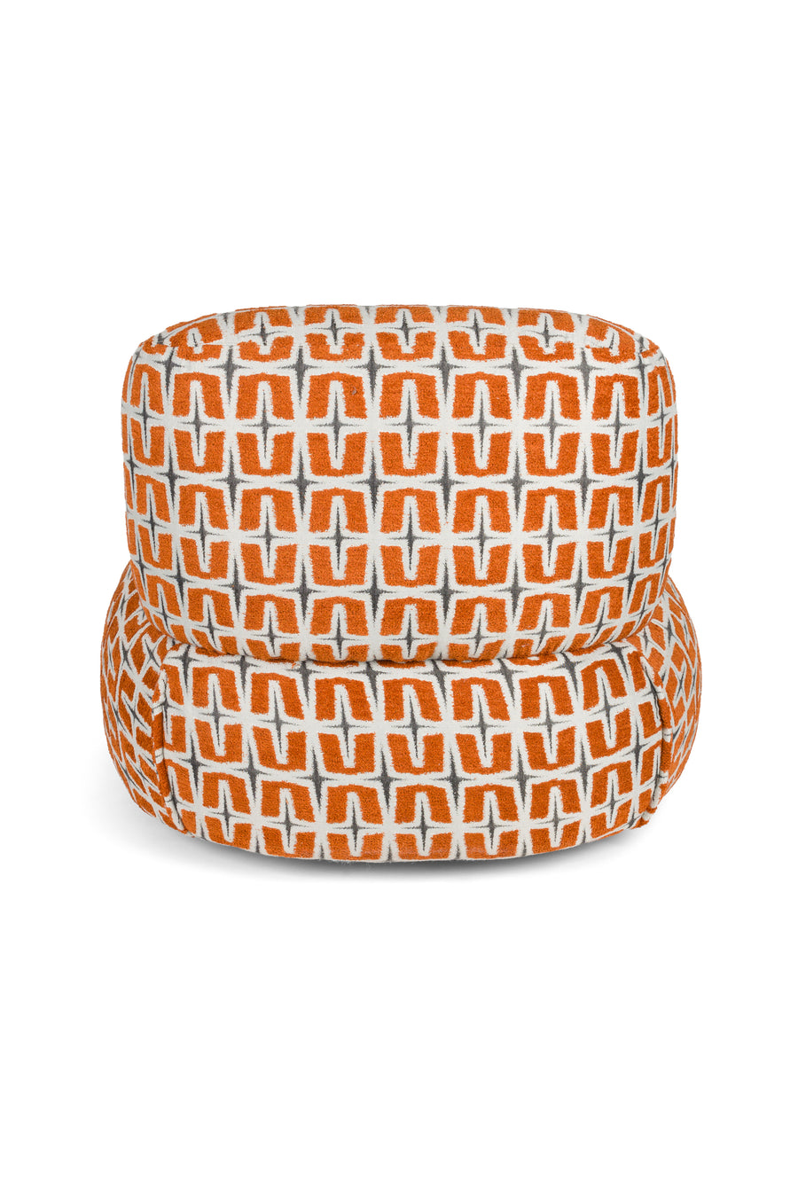 Loungestoel ritz beige burned oranje