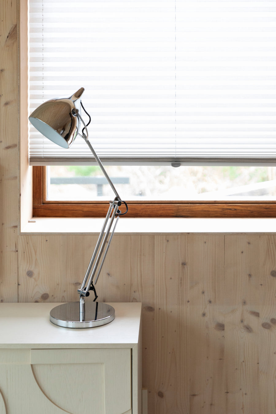 Reader bureaulamp chrome