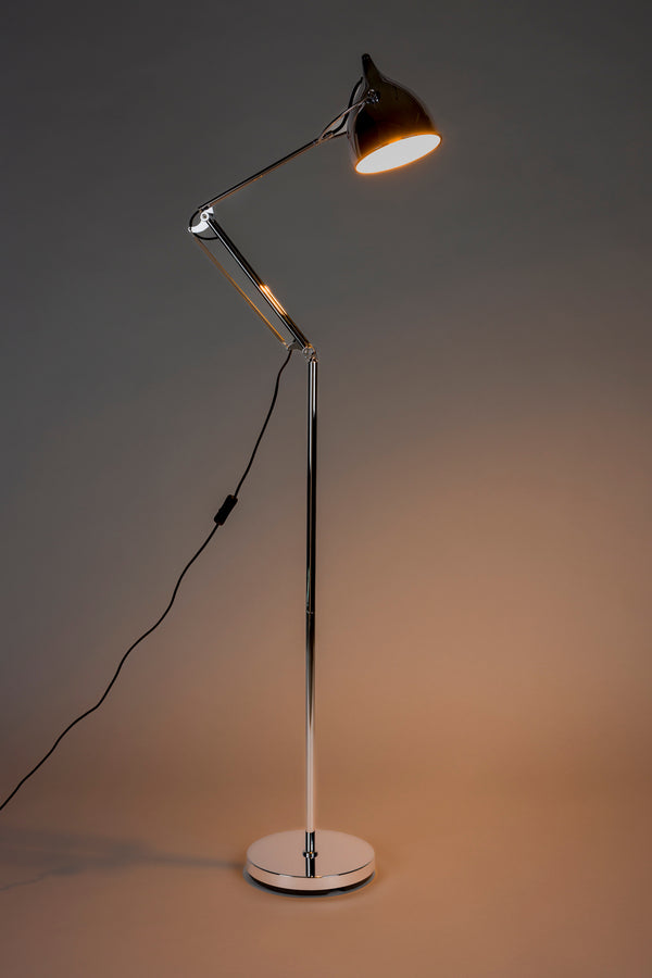 Reader leeslamp/ vloerlamp chrome