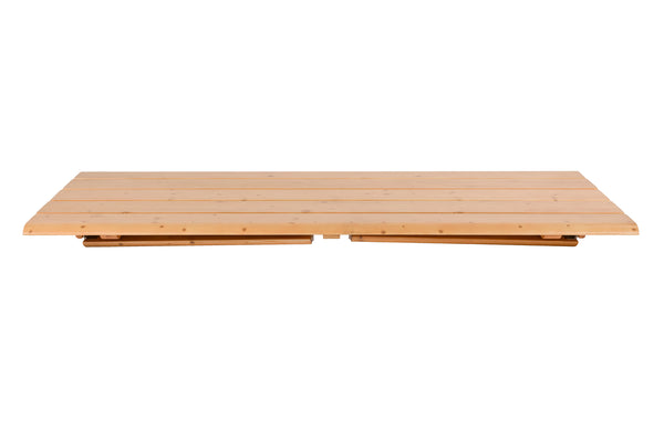 Avenue tuintafel/ picknicktafel opklapbaar 180x79 cm naturel/ bruin