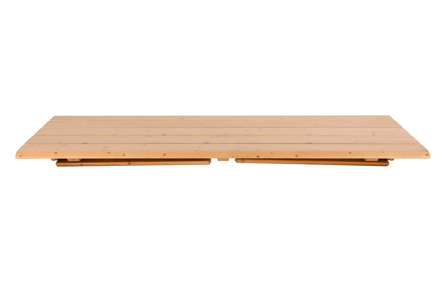 Avenue tuintafel/ picknicktafel opklapbaar 180x79 cm naturel/ bruin