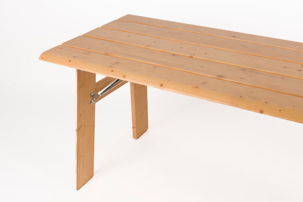Avenue tuintafel/ picknicktafel opklapbaar 180x79 cm naturel/ bruin