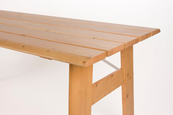Avenue tuintafel/ picknicktafel opklapbaar 180x79 cm naturel/ bruin