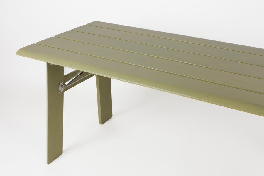 Avenue tuintafel/ picknicktafel opklapbaar 180x79 cm hout groen