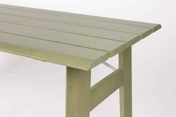 Avenue tuintafel/ picknicktafel opklapbaar 180x79 cm hout groen