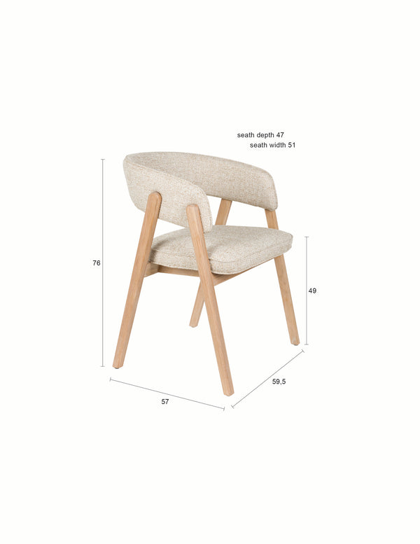 Fauteuil bright beige
