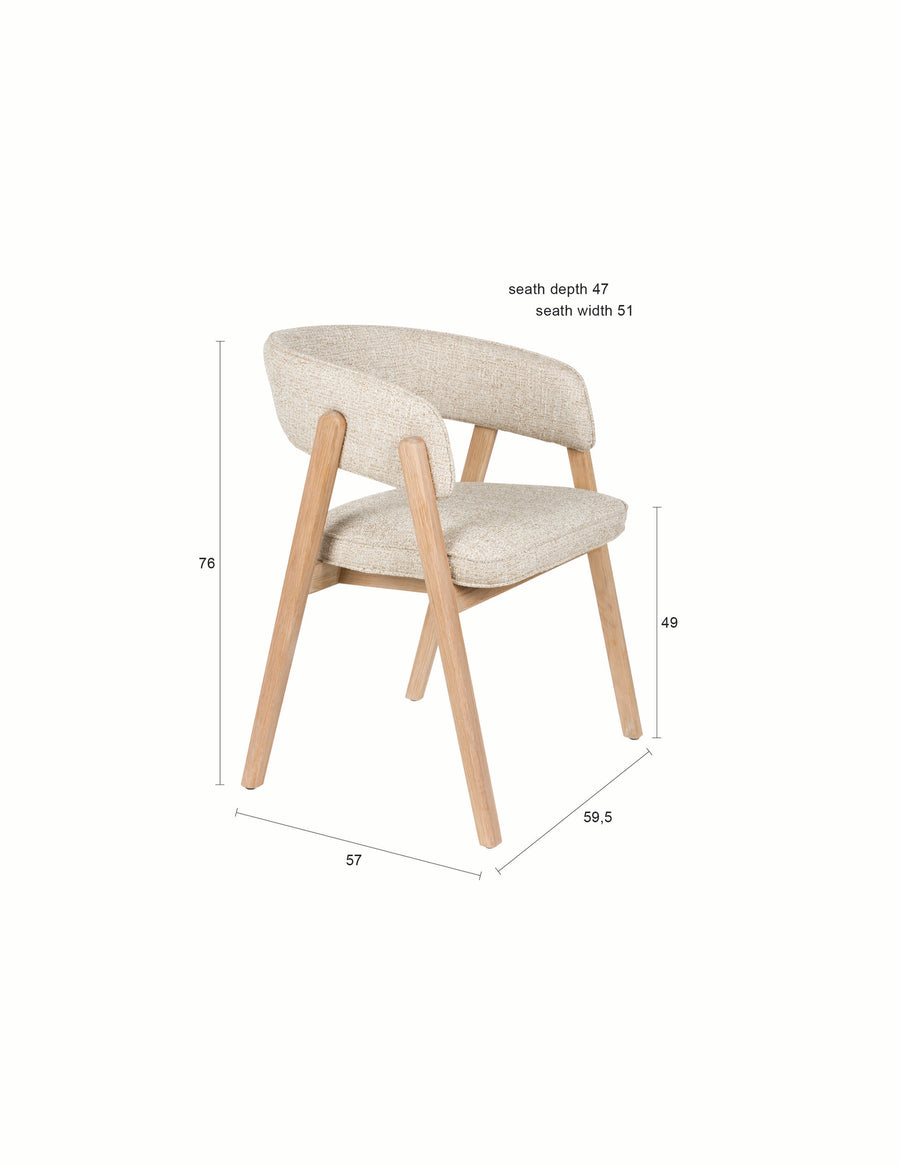 Fauteuil bright beige