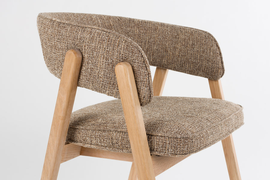 Fauteuil bright bruin