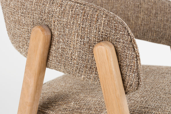 Fauteuil bright bruin