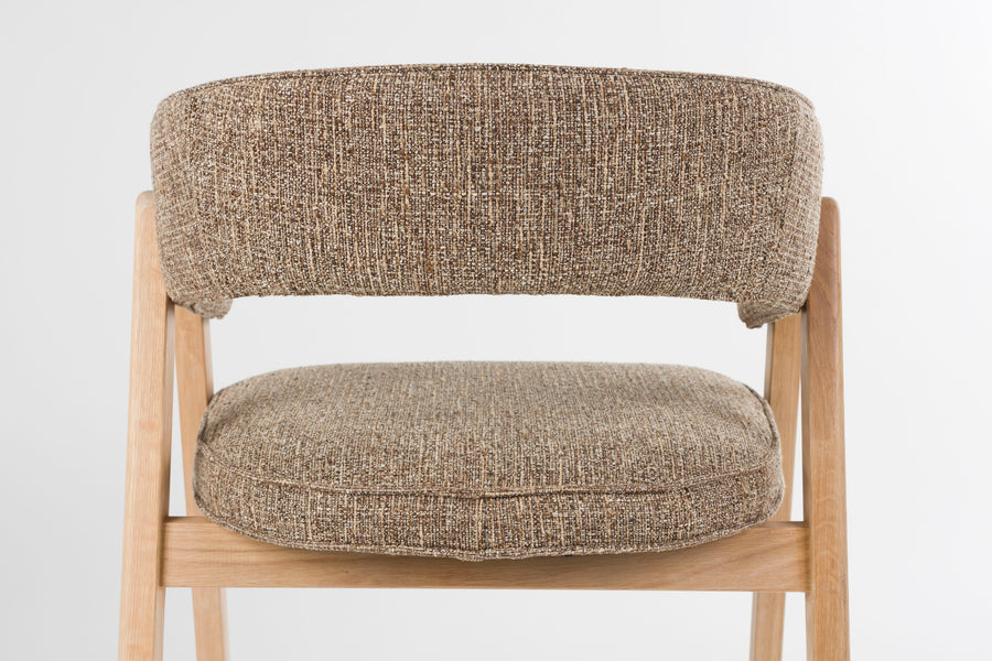 Fauteuil bright bruin