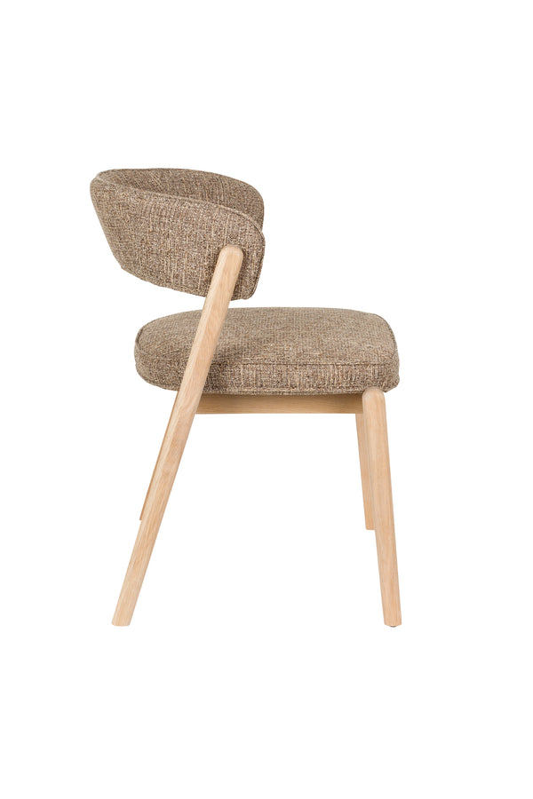 Stoel bright bruin (set of 2)