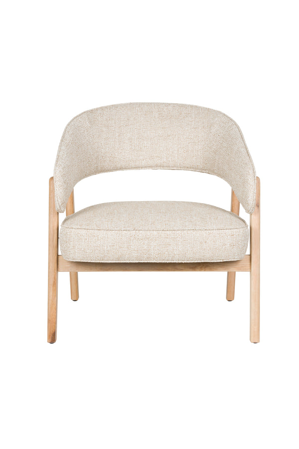 Loungestoel bright beige