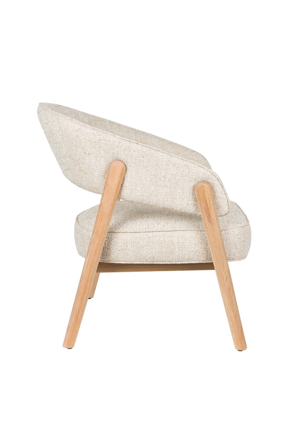 Loungestoel bright beige