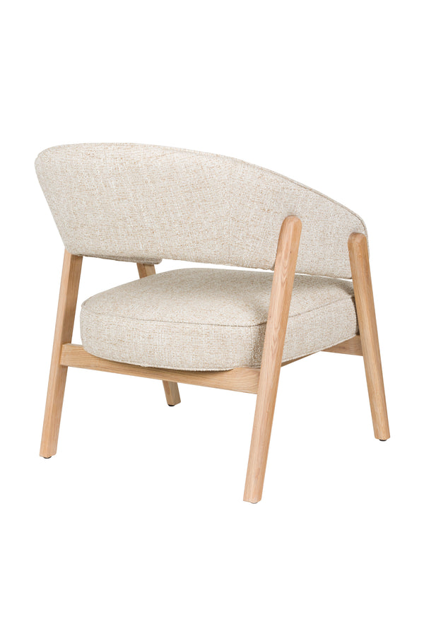 Loungestoel bright beige