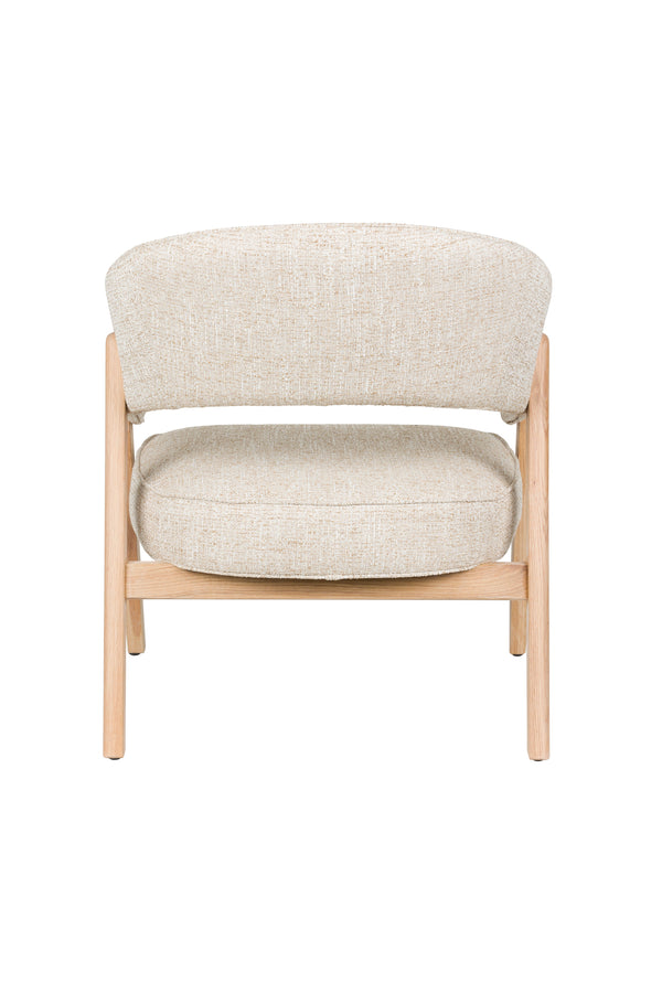 Loungestoel bright beige