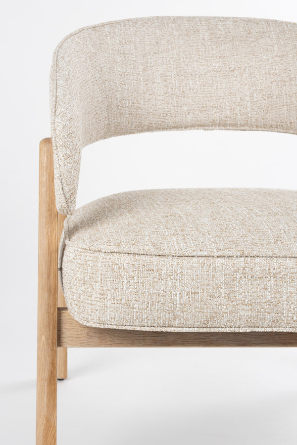 Loungestoel bright beige