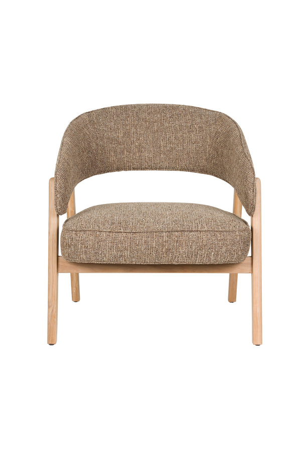 Loungestoel bright bruin