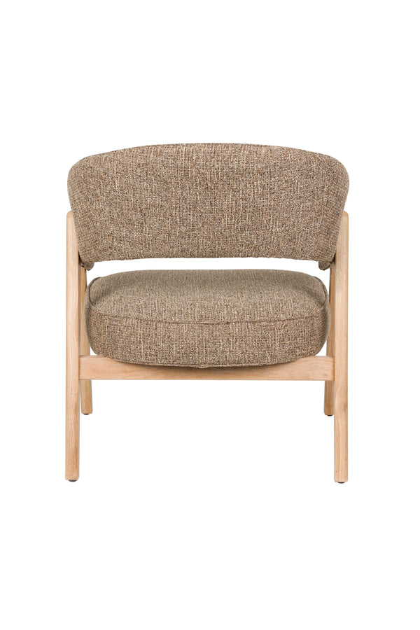Loungestoel bright bruin
