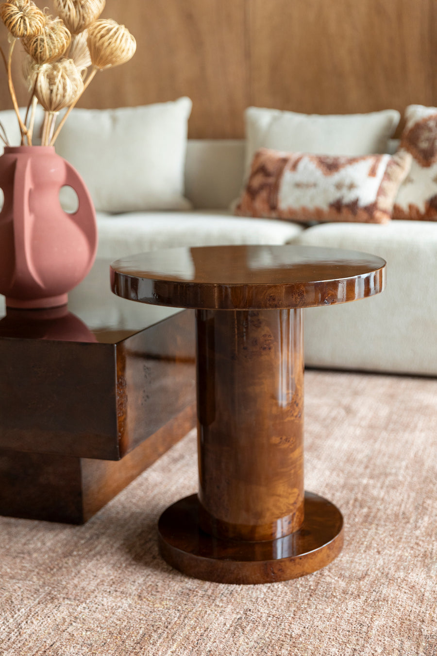 Zijtafel Quinn Notenhout