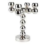 Kaarsenhouder Bubbles Four Glanzend Zilver (set van 4)
