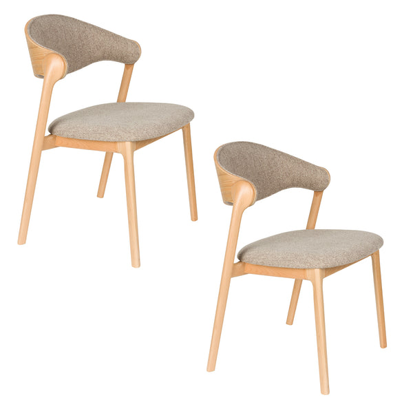 Stoel Babington Naturel (set van 2)