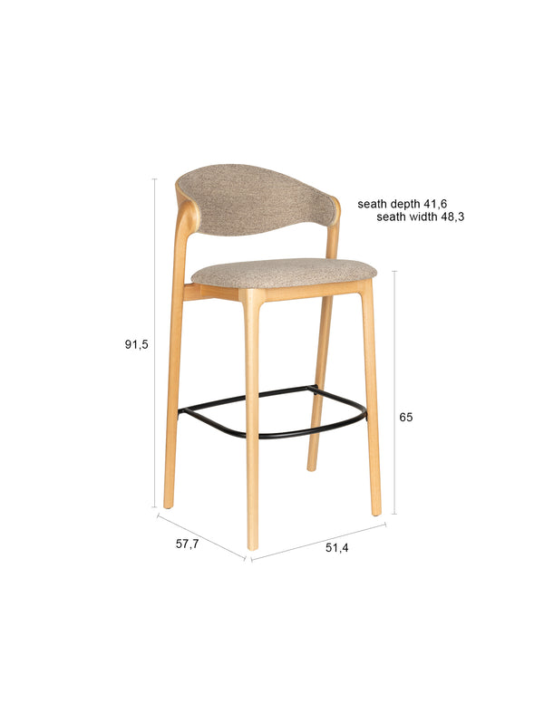 Counterkruk Babington Naturel (set van 2)