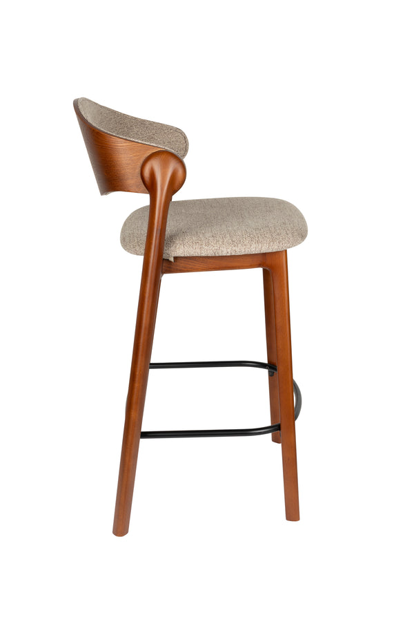 Counterkruk Babington Notenhout (set van 2)