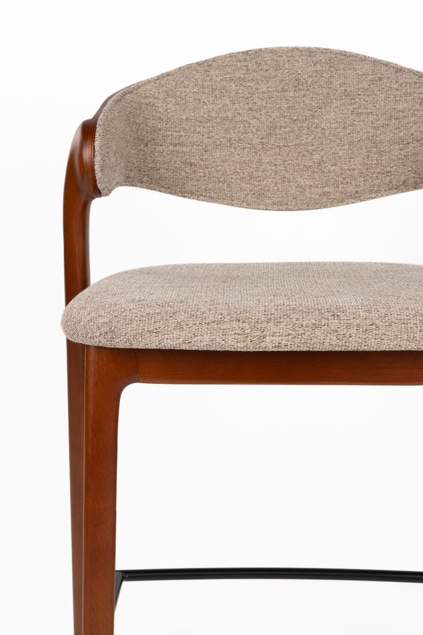 Counterkruk Babington Notenhout (set van 2)