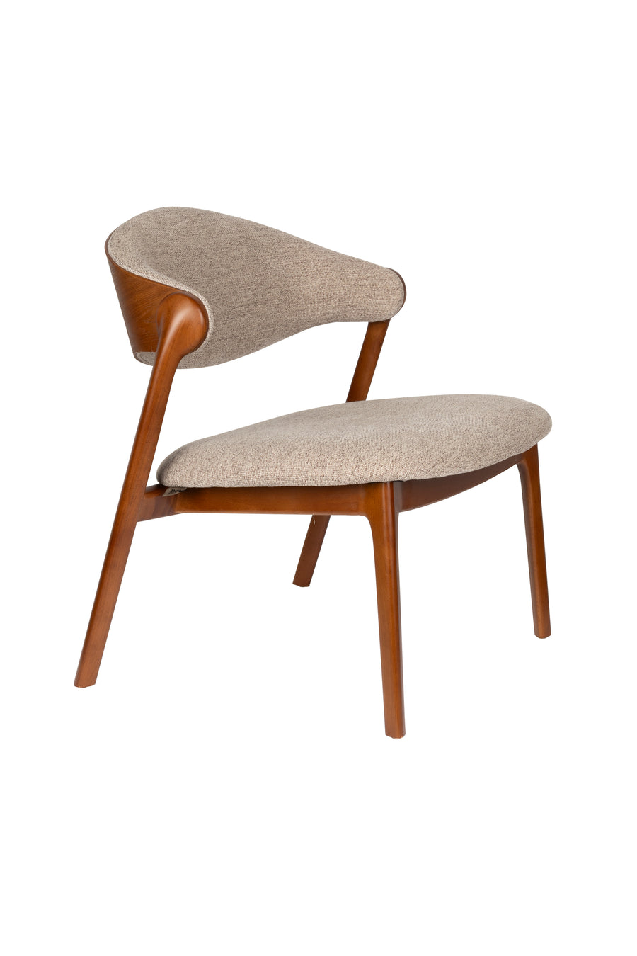 Loungestoel Babington Notenhout