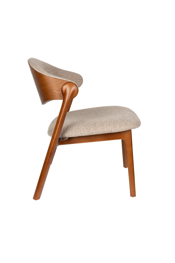Loungestoel Babington Notenhout