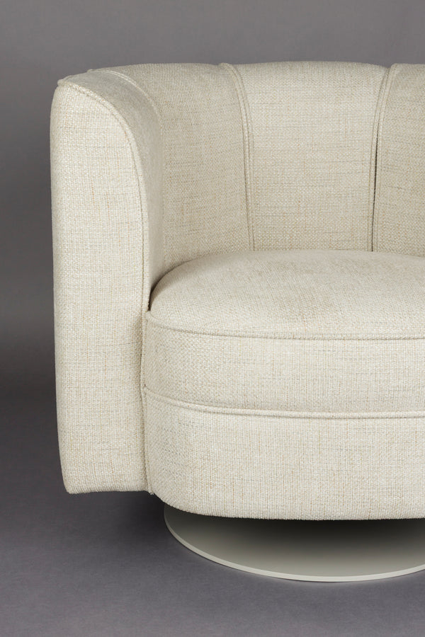 Loungestoel Flower Beige
