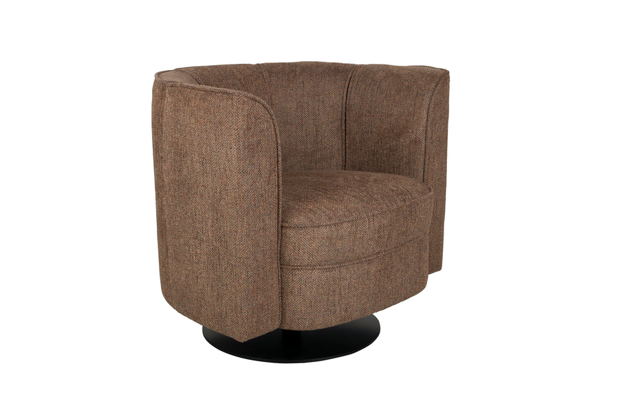 Loungestoel Flower Bruin