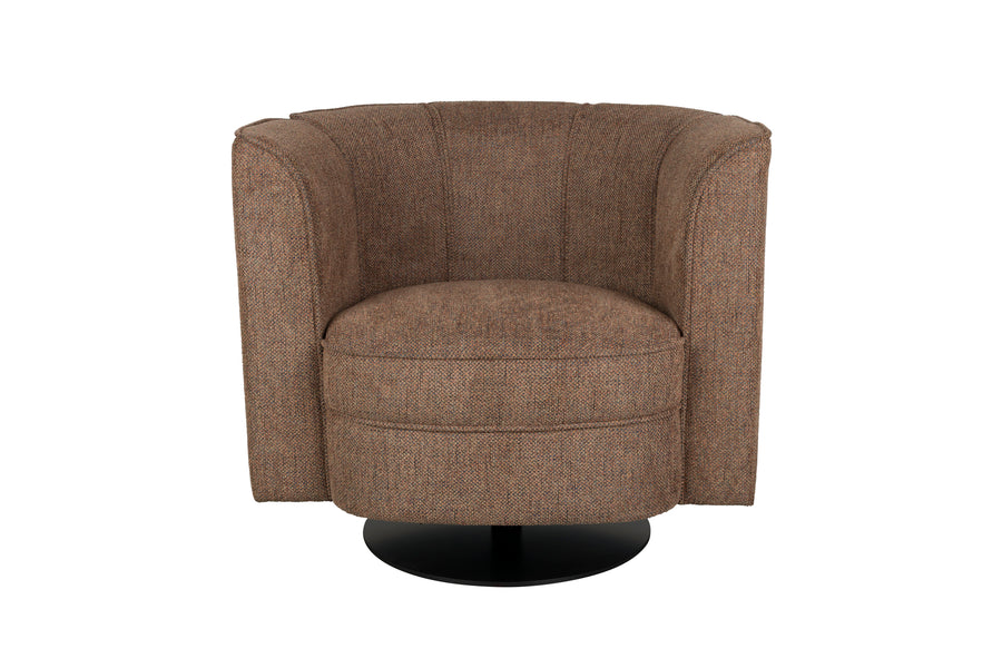 Loungestoel Flower Bruin