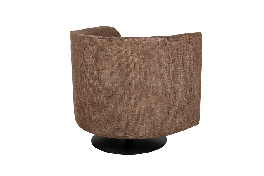 Loungestoel Flower Bruin