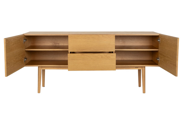 Kast Hoog On Hout Eiken 2dr 2do
