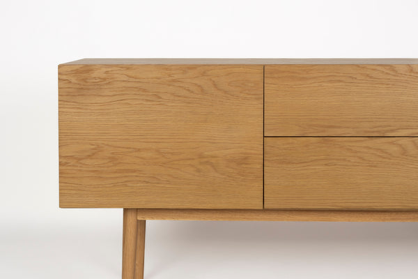 Kast Hoog On Hout Eiken 2dr 2do