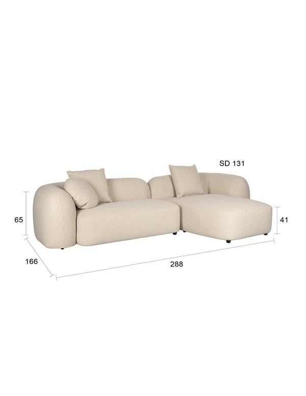 Bank Perry Chaise Longue Rechts