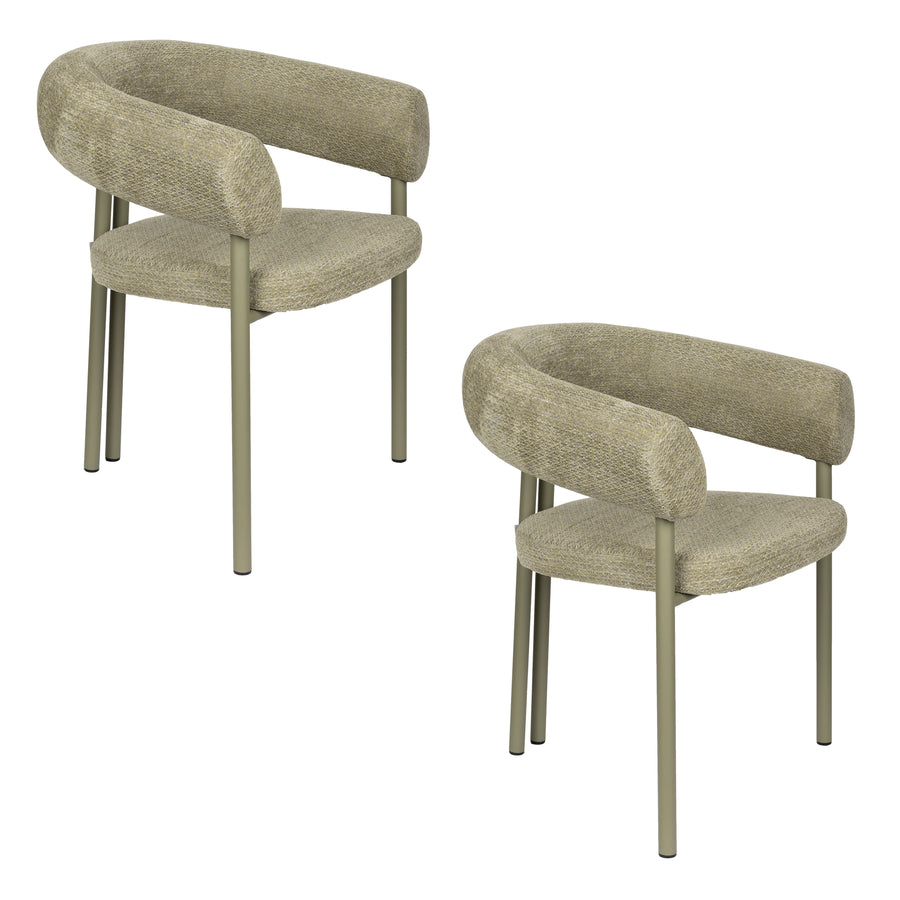 Fauteuil Heels Groen (set van 2)