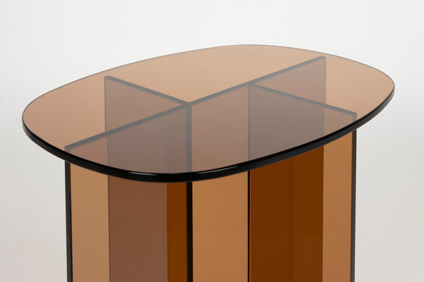 Zijtafel Linea Bruin