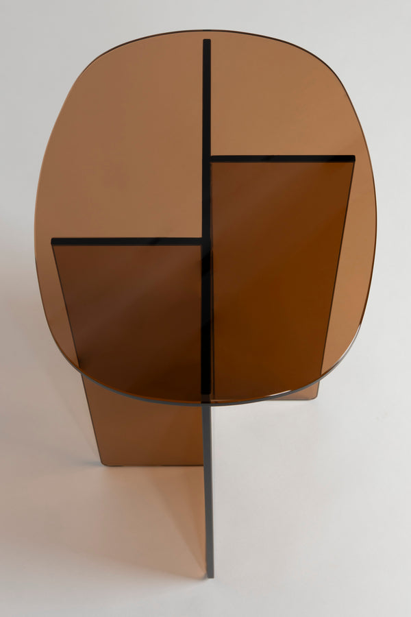 Zijtafel Linea Bruin