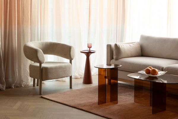 Zijtafel Linea Bruin