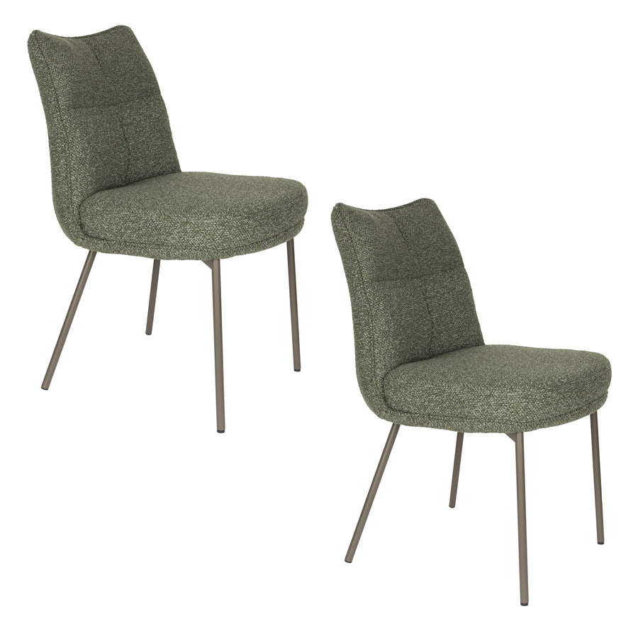 Stoel Jacques Groen (set of 2)