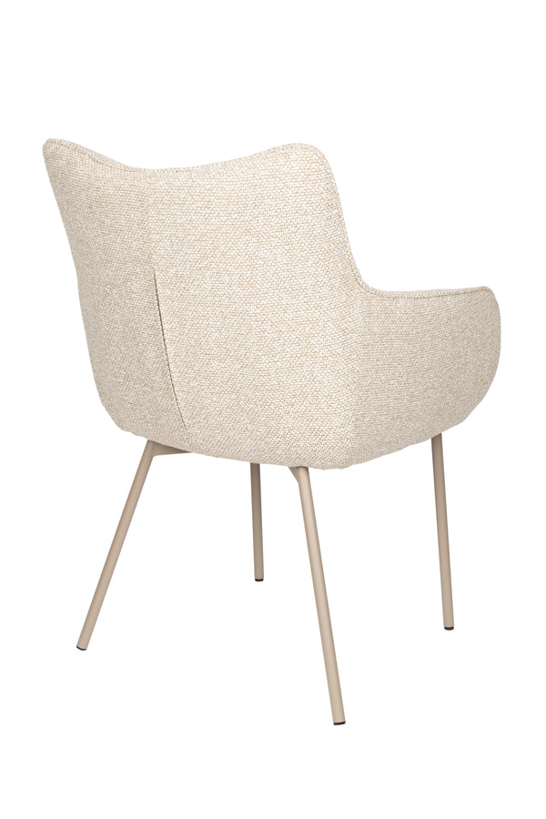 Fauteuil Jacques Beige (set of 2)