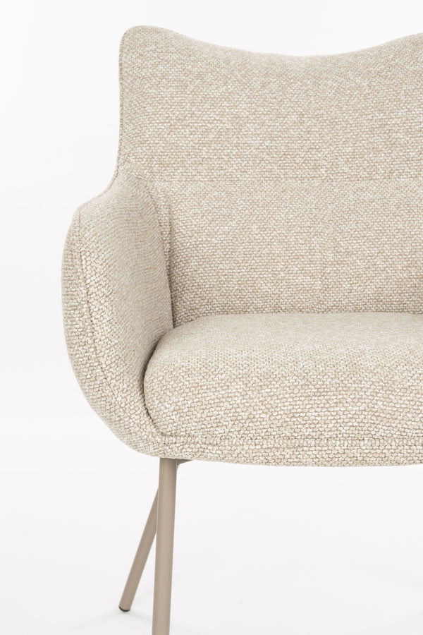 Fauteuil Jacques Beige (set of 2)