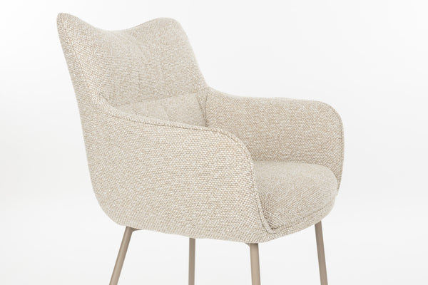 Fauteuil Jacques Beige (set of 2)