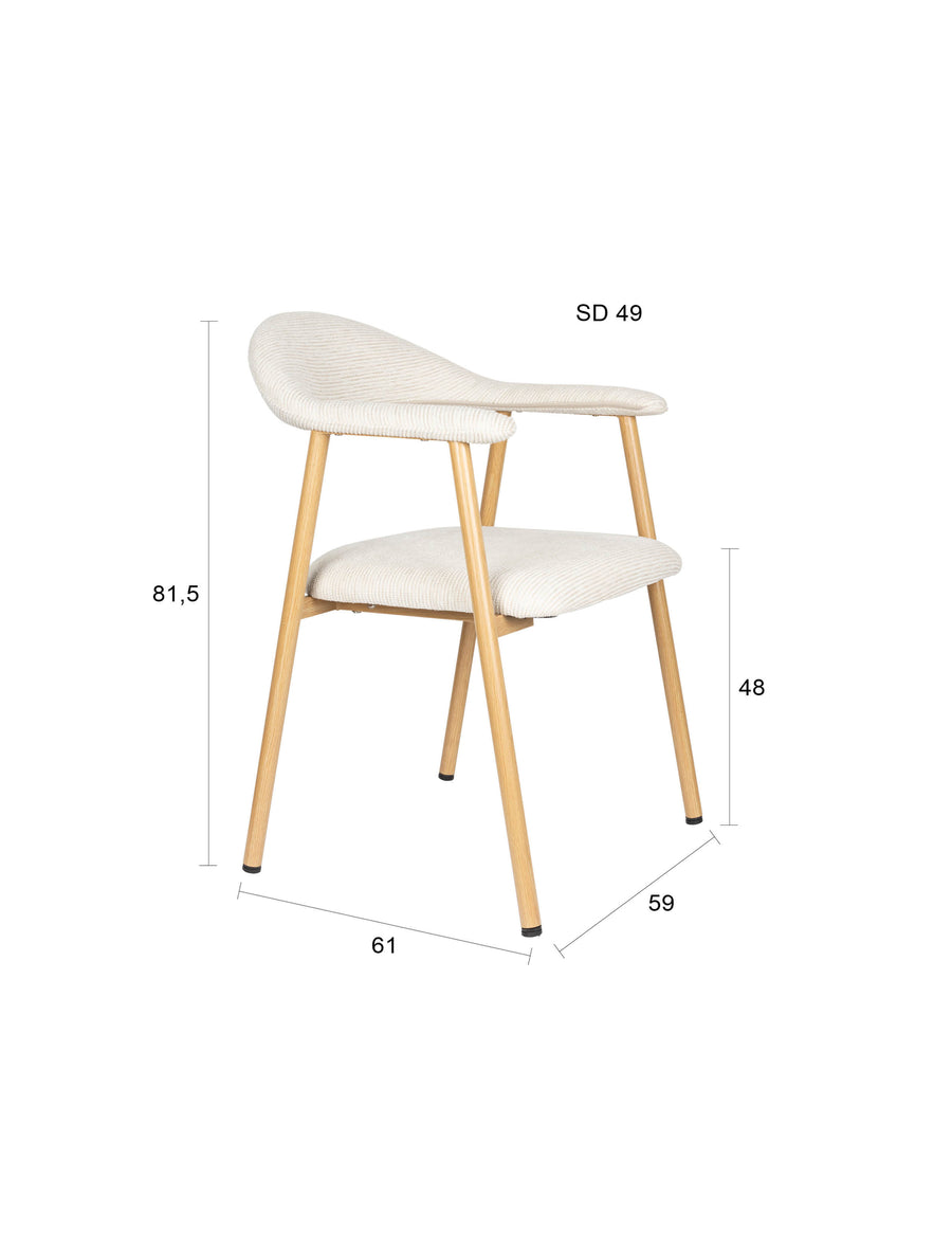 Stoel Amy (set of 2)